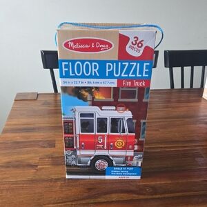 Melissa & Doug Fire Truck Floor Puzzle